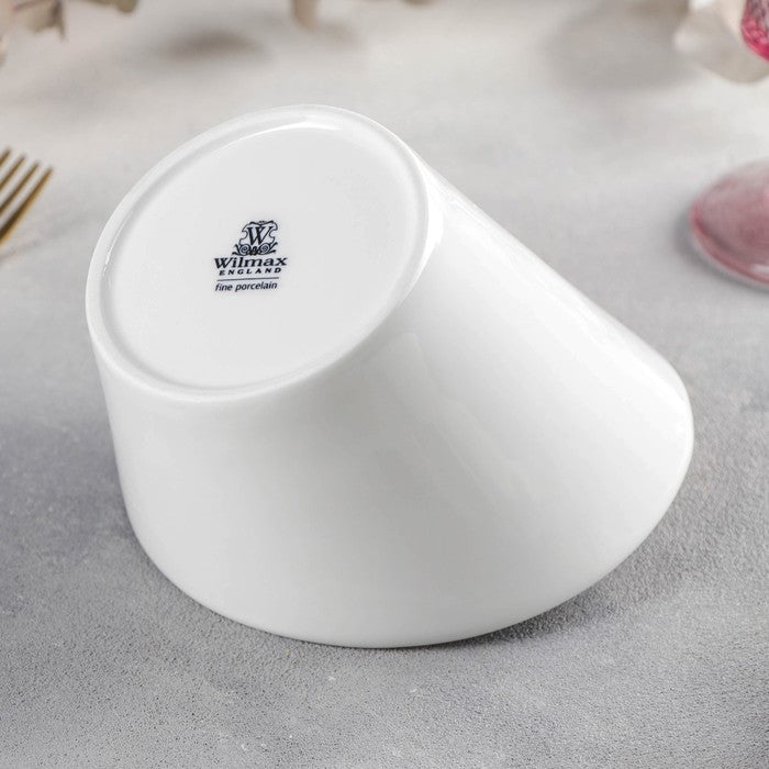 Wilmax Schale 14 cm aus Porzellan, Weiß WL-992774/A
