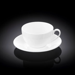Wilmax Teetassen mit Untertassen 2er Set 250 ml WL-993000/2C