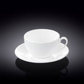 Wilmax Teetassen mit Untertassen 6er Set 250 ml