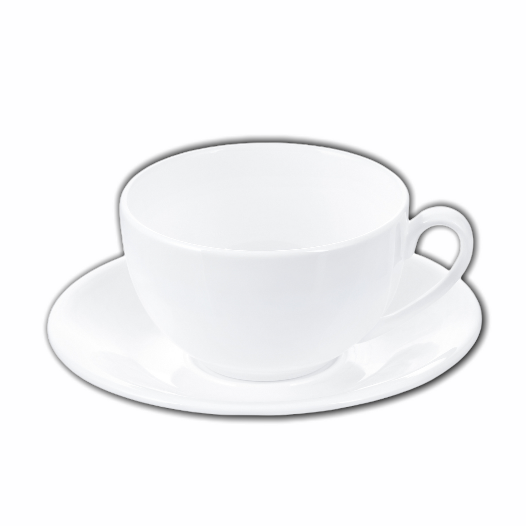 Wilmax Teetassen mit Untertassen 6er Set 250 ml