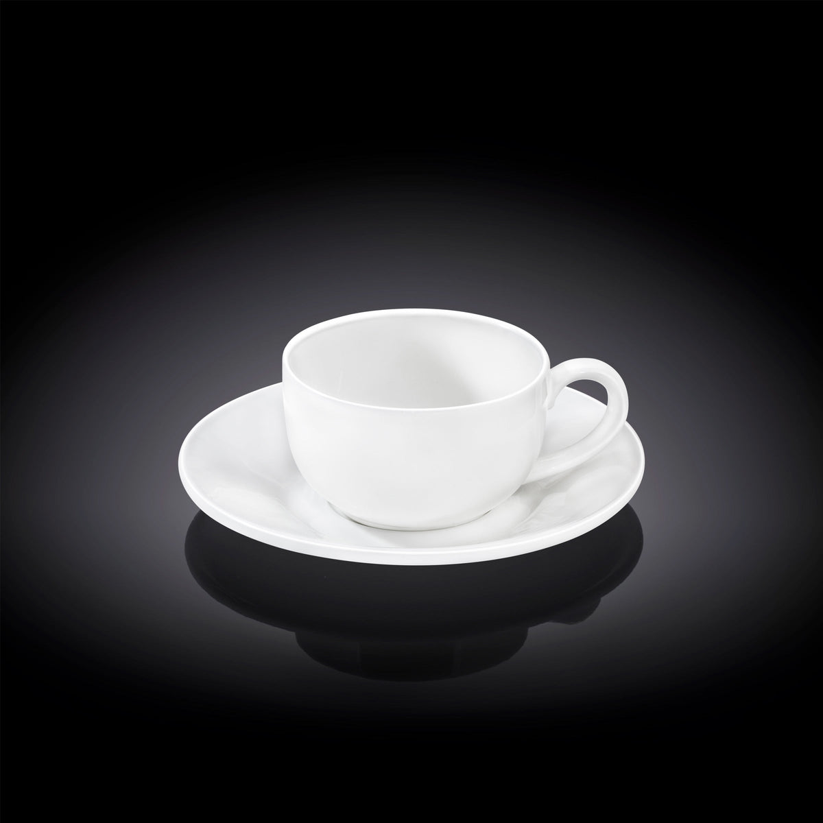 Wilmax Espressotassen mit Untertassen 6er Set 100 ml WL-993002/6C
