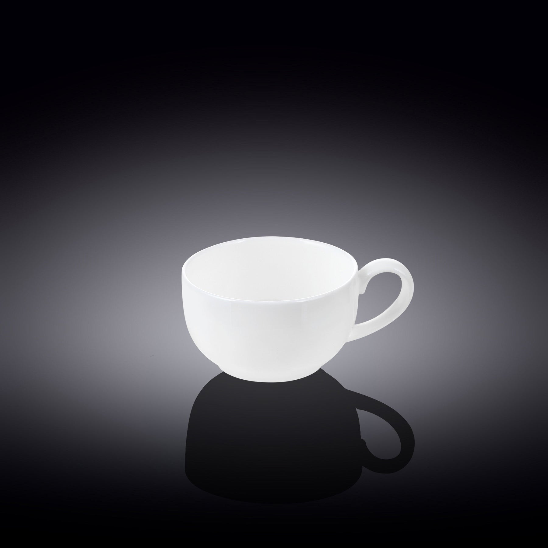 Wilmax Espressotasse mit Untertasse 100 ml Weiß Porzellan WL-993002/AB
