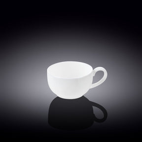Wilmax Espressotasse mit Untertasse 100 ml Weiß Porzellan WL-993002/AB