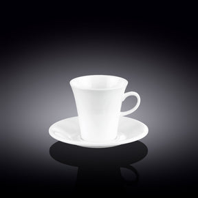 Wilmax Kaffeetassen mit Untertassen 2er Set 160 ml WL-993005/2C
