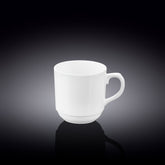 Wilmax Tasse 250 ml Weiß Porzellan für Heißgetränke WL-993017/A