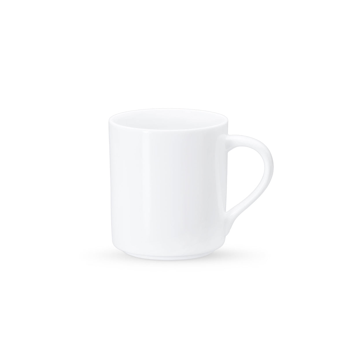 Wilmax Becher 320 ml Weiß Porzellan für Kaffee und Tee WL-993040/A