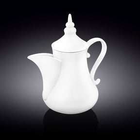 Wilmax Arabische Kaffeekanne 1000 ml Weiß Porzellan