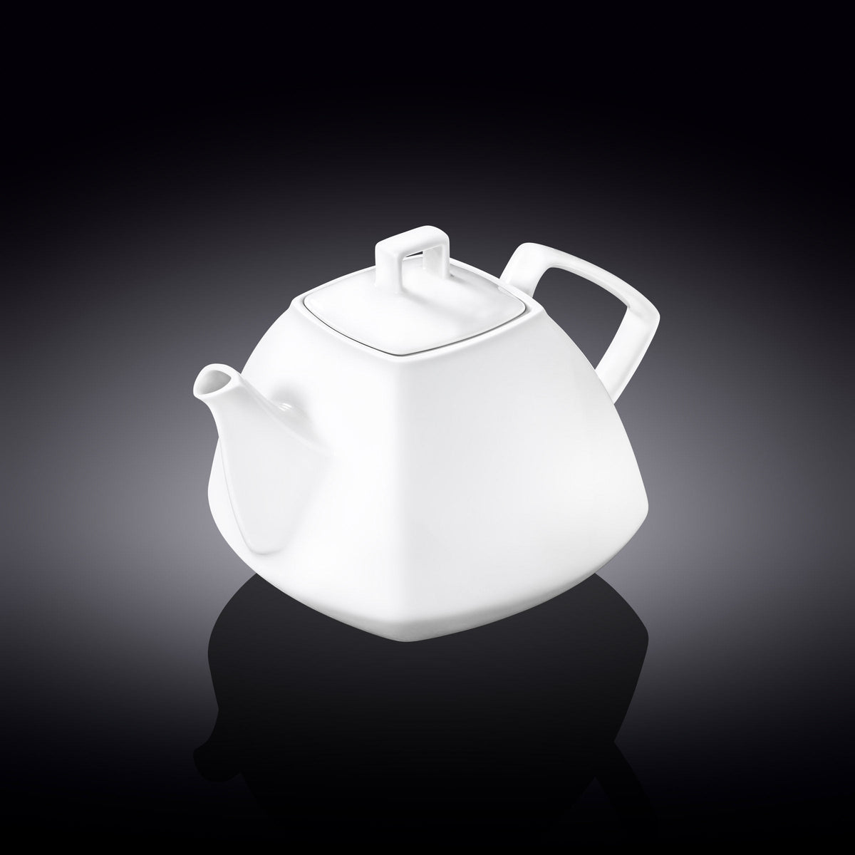 Wilmax Teekanne 1050 ml mit Filter Weiß Porzellan WL-994041/A