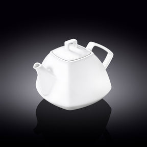 Wilmax Teekanne 1050 ml mit Filter Weiß Porzellan WL-994041/A