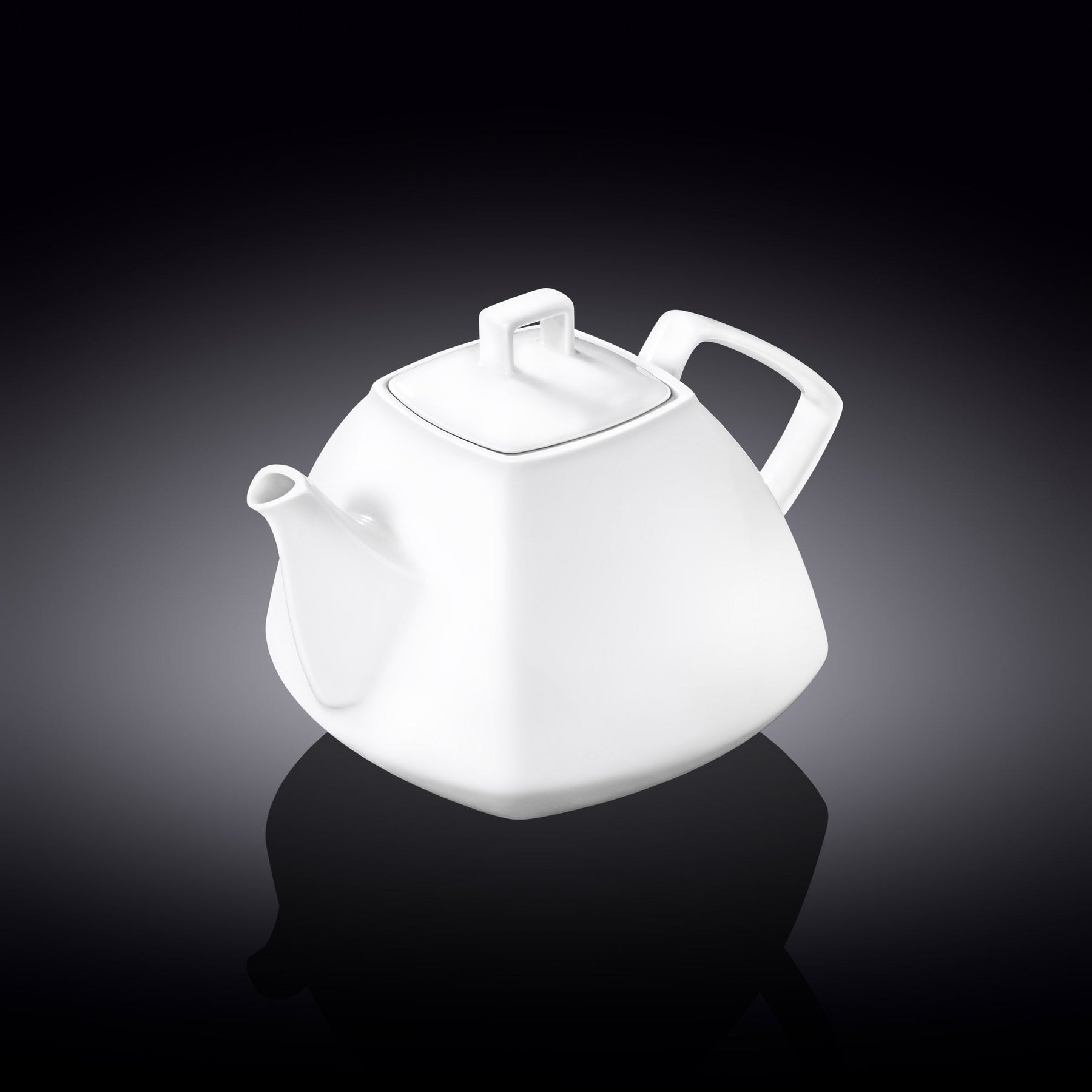 Wilmax Teekanne 1050 ml mit Filter Weiß Porzellan WL-994041/1C