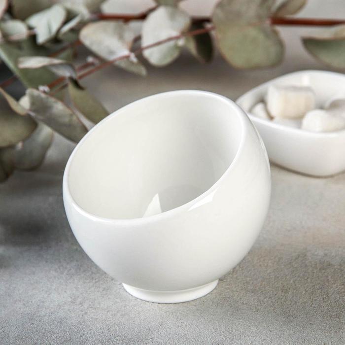 Wilmax Zuckerschale 8.5 x 9 cm Weiß Porzellan Olivia