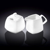 Wilmax Zucker- und Milch Set Weiß Porzellan Ilona WL-995028/2C
