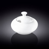 Wilmax Zuckerdose mit Deckel 550 ml Weiß Porzellan