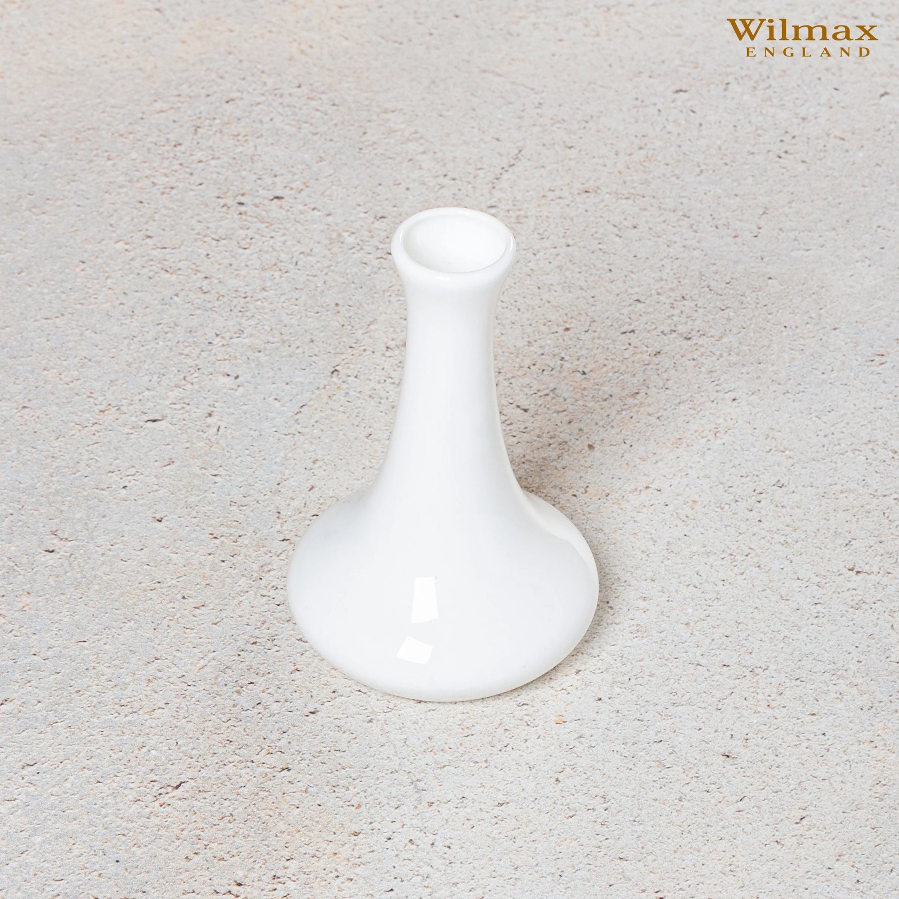 Wilmax Porzellanvase 9 x 14 cm Weiß WL-996000/A