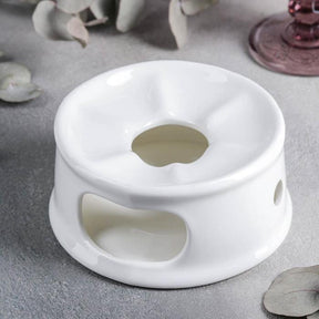 Wilmax Stövchen 13 cm Porzellan Weiß WL-996006/A