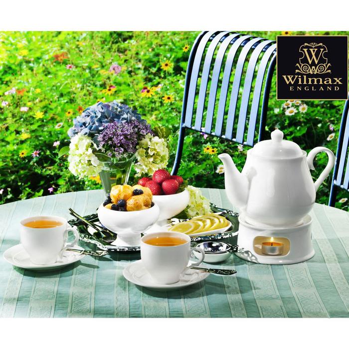Wilmax Stövchen 13 cm Porzellan Weiß WL-996006/A