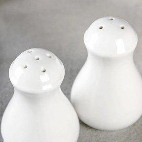 Wilmax Salz- und Pfefferstreuer Set 2-teilig Porzellan Weiß WL-996066/SP