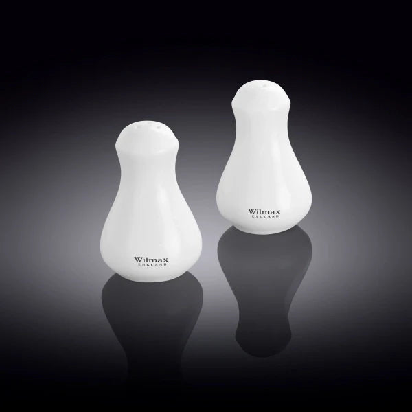 Wilmax Salz- und Pfefferstreuer Set 2-teilig Porzellan Weiß WL-996066/SP