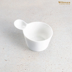 Wilmax Snack- und Dessertschale 100 ml Porzellan Weiß WL-996104/A