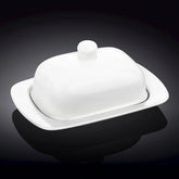 Wilmax Butterdose 19x12.5x8.5 cm Porzellan Weiß WL-996109/1C