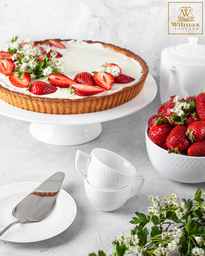 Wilmax Kuchenständer 30 cm Porzellan Weiß WL-996130/A