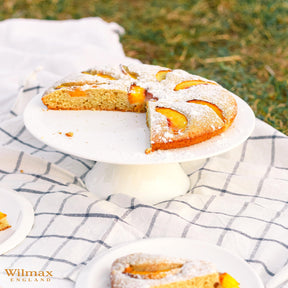 Wilmax Kuchenständer 30 cm Porzellan Weiß WL-996130/A