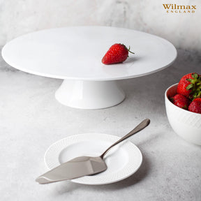 Wilmax Kuchenständer 30 cm Porzellan Weiß WL-996130/A