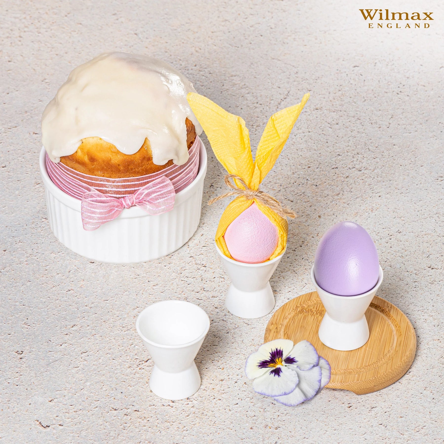 Wilmax Eierbecher 4.5 x 5.5 cm Porzellan Weiß WL-996004/A
