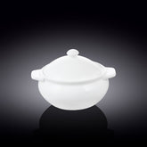 Wilmax Topf mit Deckel 620 ml Porzellan Weiß WL-997015/1C