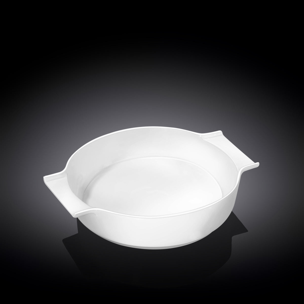 Wilmax Auflaufform mit Griffen 650 ml Porzellan Weiß WL-997021/1C