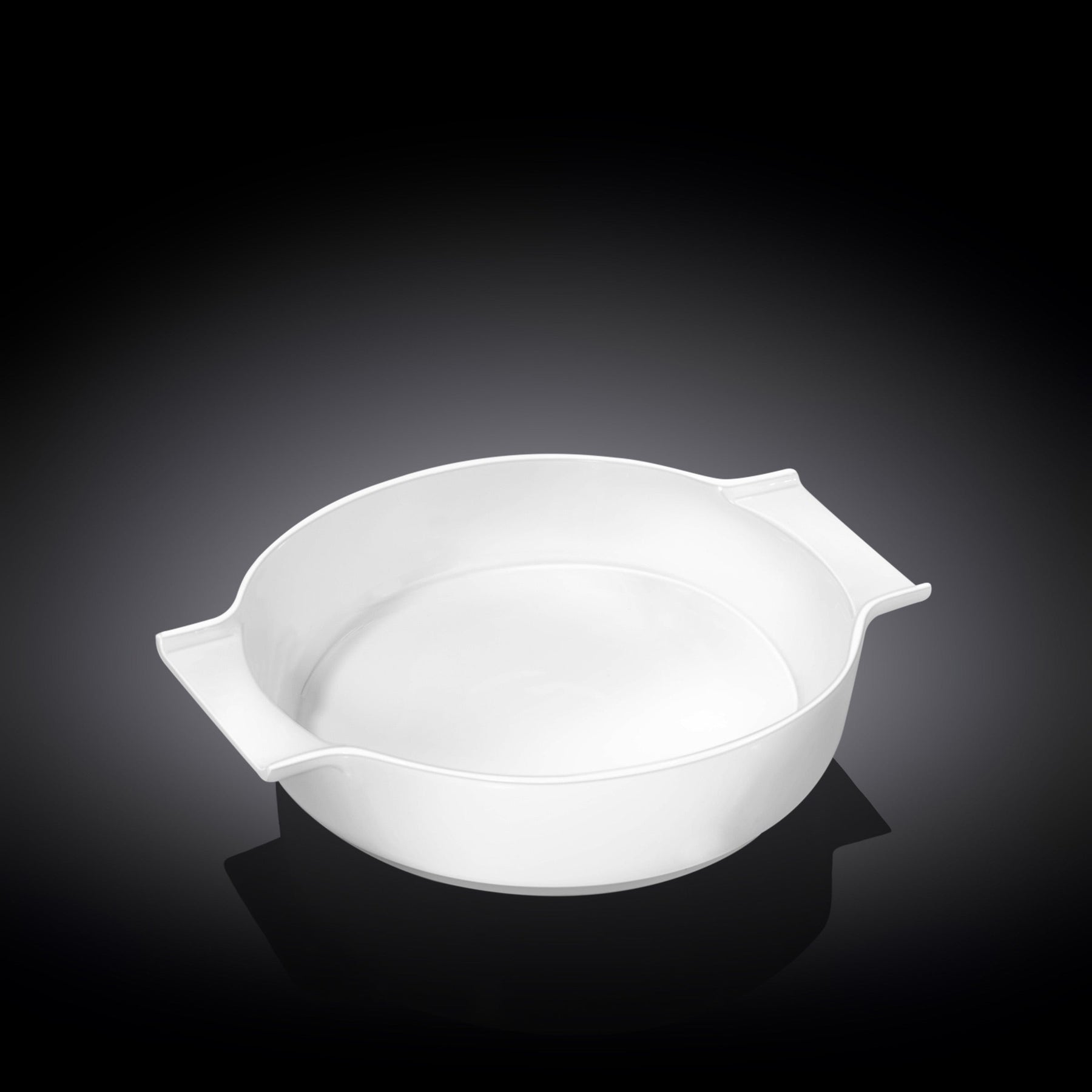 Wilmax Auflaufform mit Griffen 650 ml Porzellan Weiß WL-997021/1C