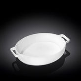 Wilmax Auflaufform mit Griffen 1650 ml Porzellan Weiß WL-997040/A