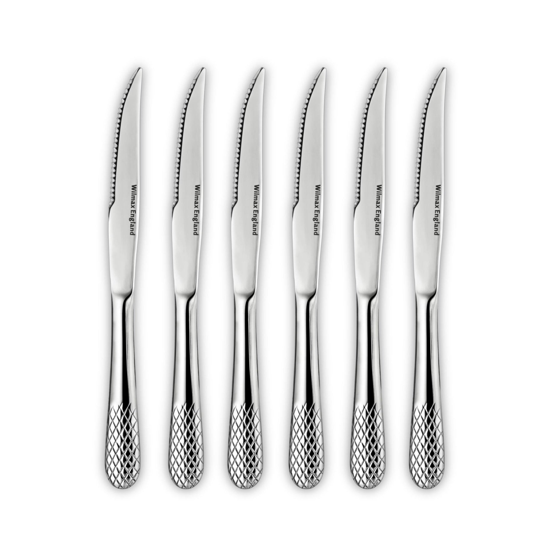Wilmax Steakmesser 23.5 cm Edelstahl Silber 6er Set WL-999215/1B6