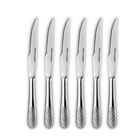 Wilmax Steakmesser 23.5 cm Edelstahl Silber 6er Set WL-999215/1B6