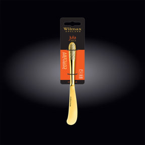 Wilmax Butter Knife 17 cm Edelstahl goldfarben