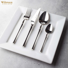 Wilmax Speiseteller 25 x 25 cm aus Porzellan, Weiß WL-991223/A