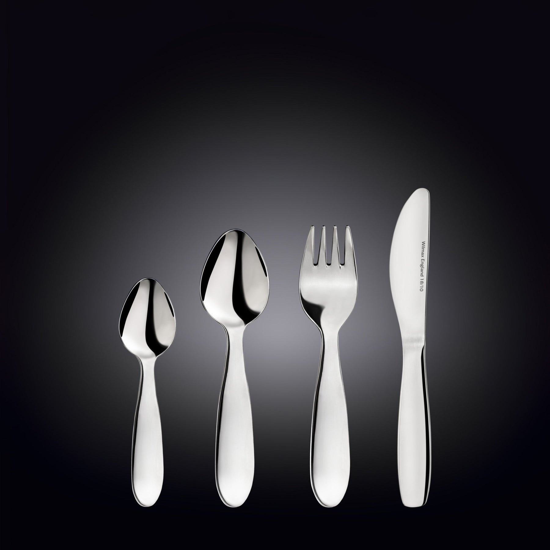 Wilmax Kinderbesteck Set 4-teilig Edelstahl WL-999901/4G