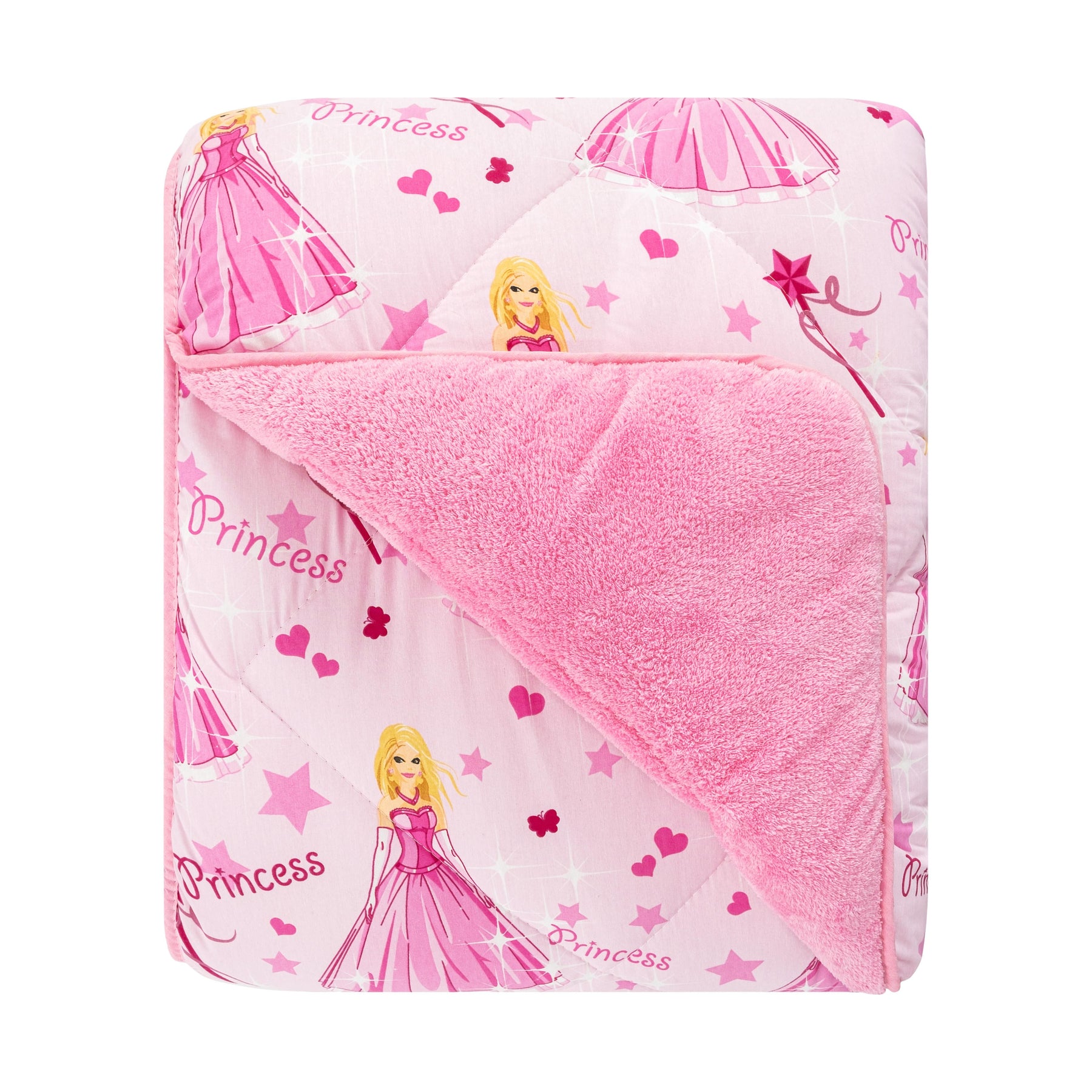 Lux Anti-Allergic Princess Patterned Child-Single Europäische Größe Double-Sided Quilt 135x200 cm