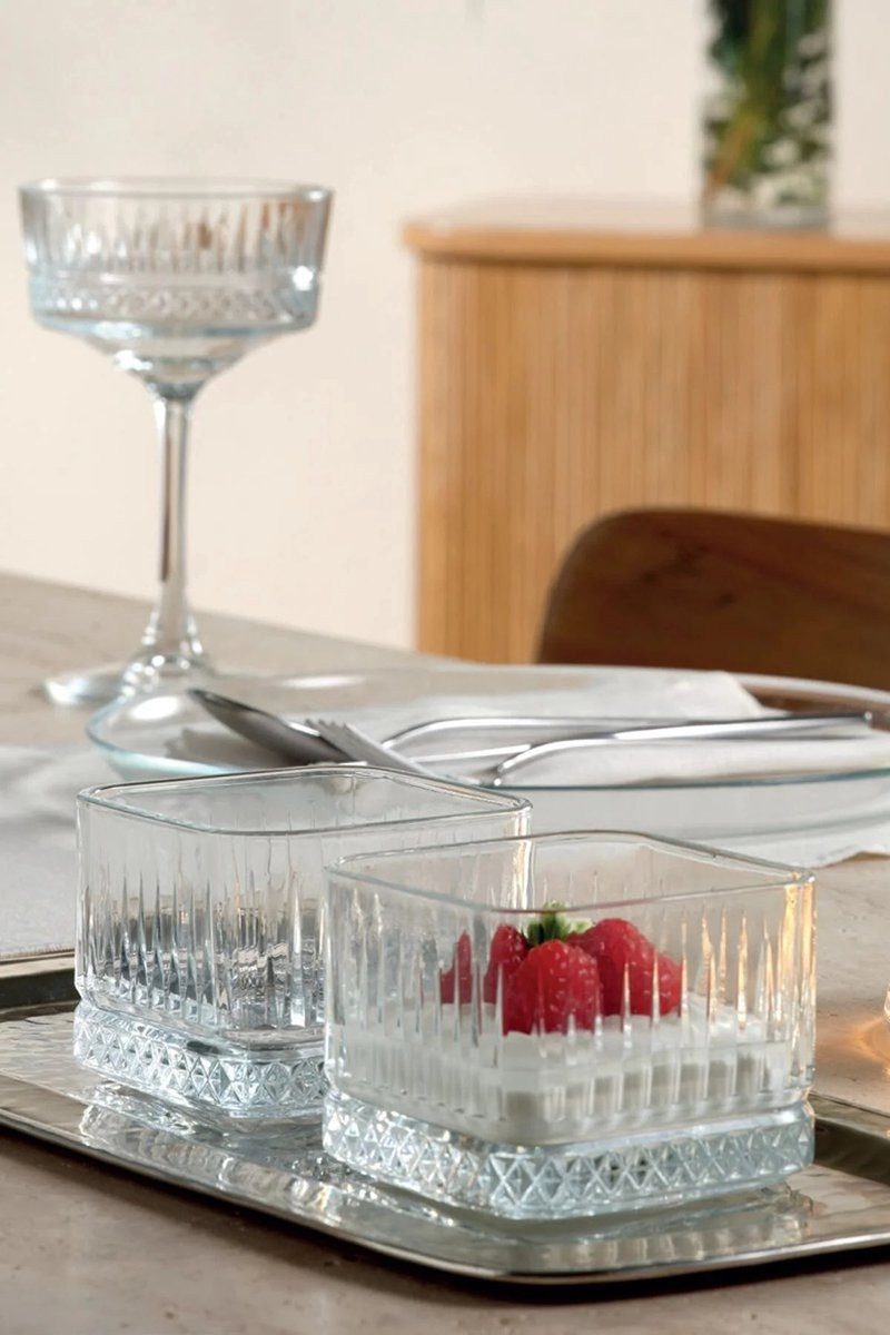 Pasabahce Elysia Stapelbare Glasschale 235 ml (7 3/4 oz), 4-tlg.