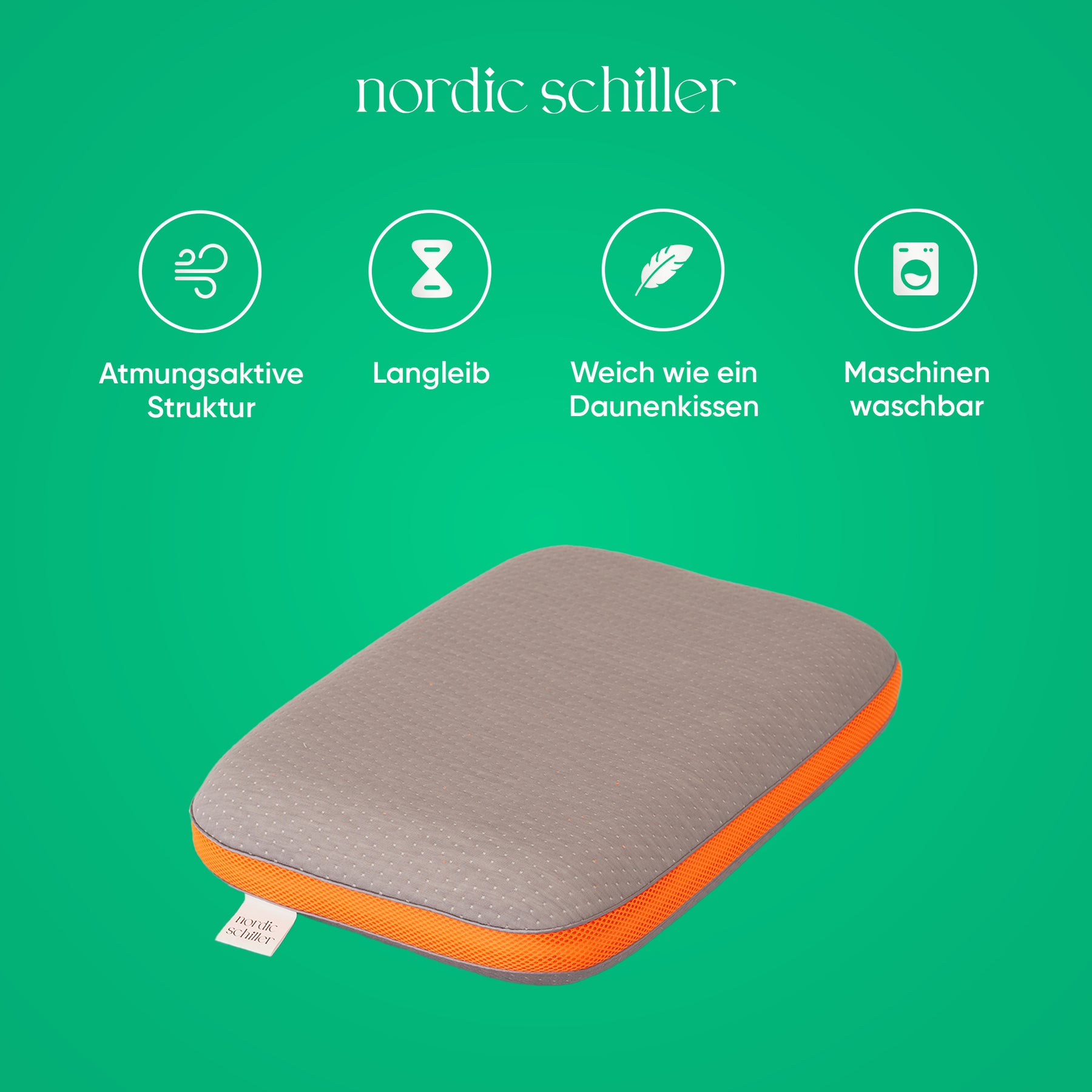 Nordic Schiller Carbon Visco Hochkissen