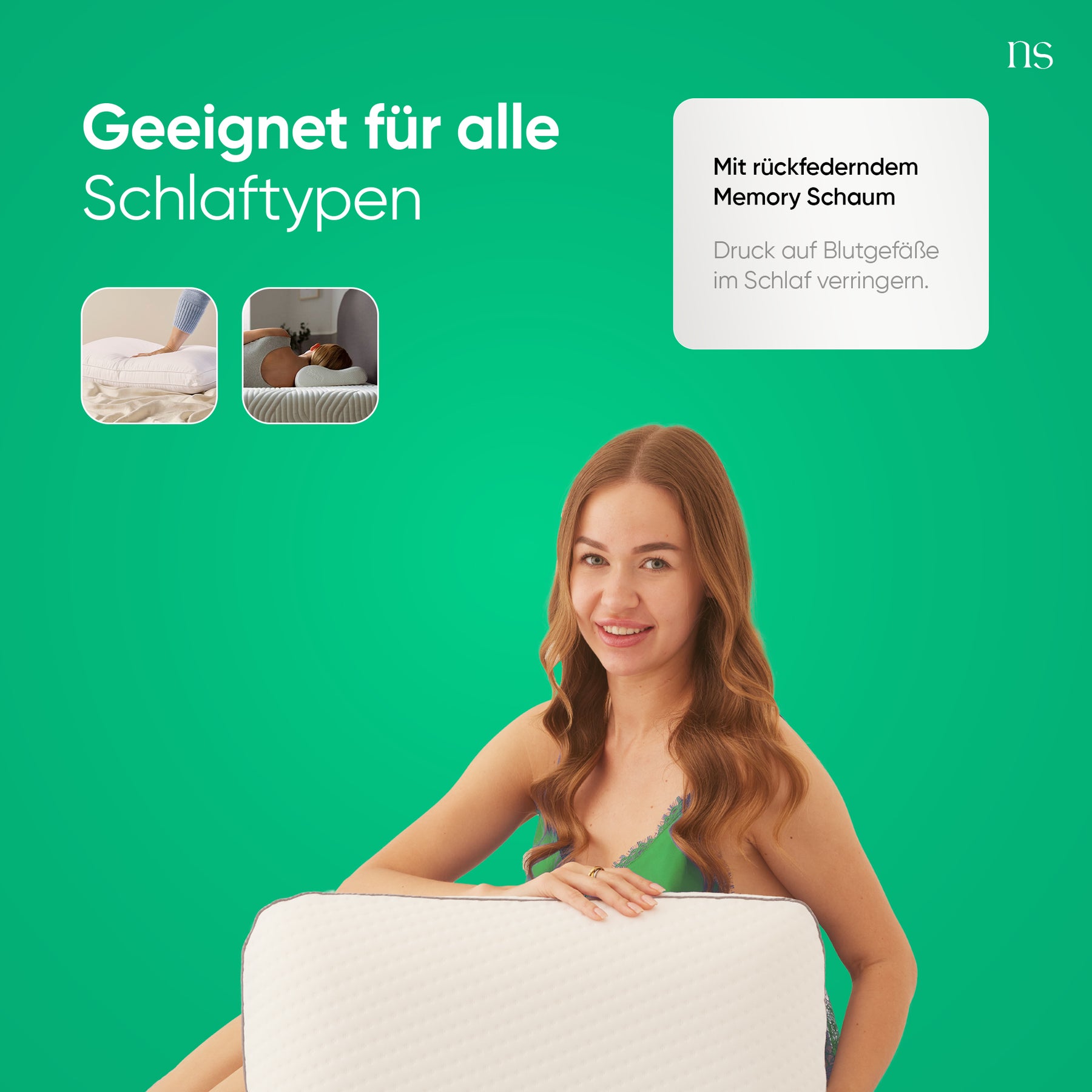 Nordic Schiller Pro Visco Klassisches Kissen