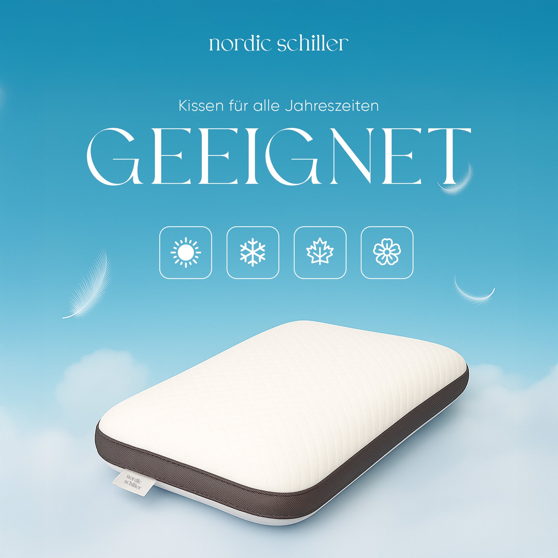 Nordic Schiller Pro Visco Klassisches Hochkissen