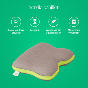 Nordic Schiller Carbon Visco Anti-Schnarch-Kissen