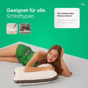Nordic Schiller Pro Visco Anti-Schnarch-Kissen