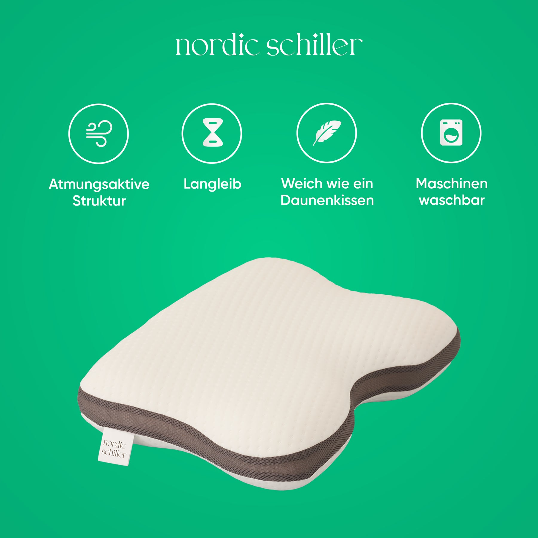 Nordic Schiller Pro Visco Anti-Schnarch-Kissen