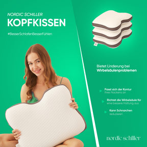 Nordic Schiller Pro Visco Anti-Schnarch-Kissen