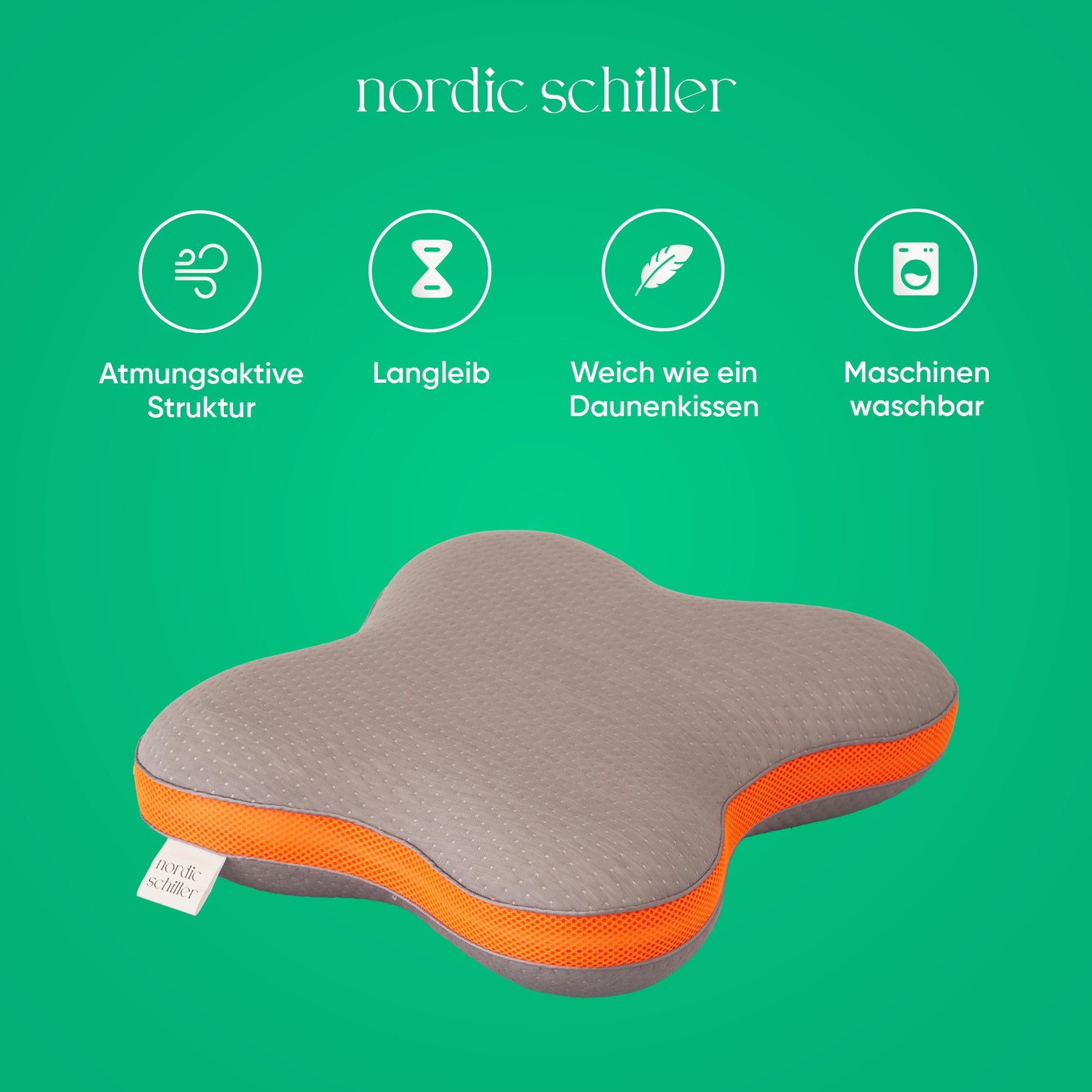 Nordic Schiller Carbon Visco Schmetterlingskissen