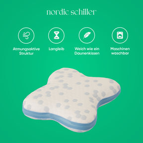 Nordic Schiller Cooler Visco Schmetterlingskissen 57x45cm