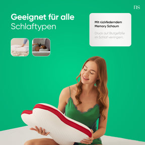Nordic Schiller Pro Visco Schmetterlingskissen 57x45cm