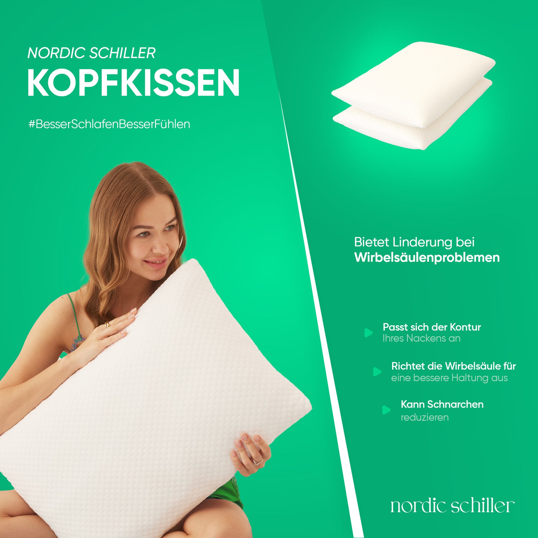 Nordic Schiller Klassisches Kissen